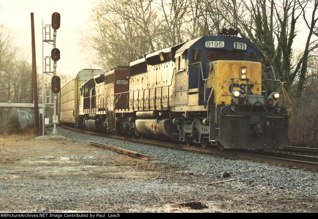 Vehicle train rolls east